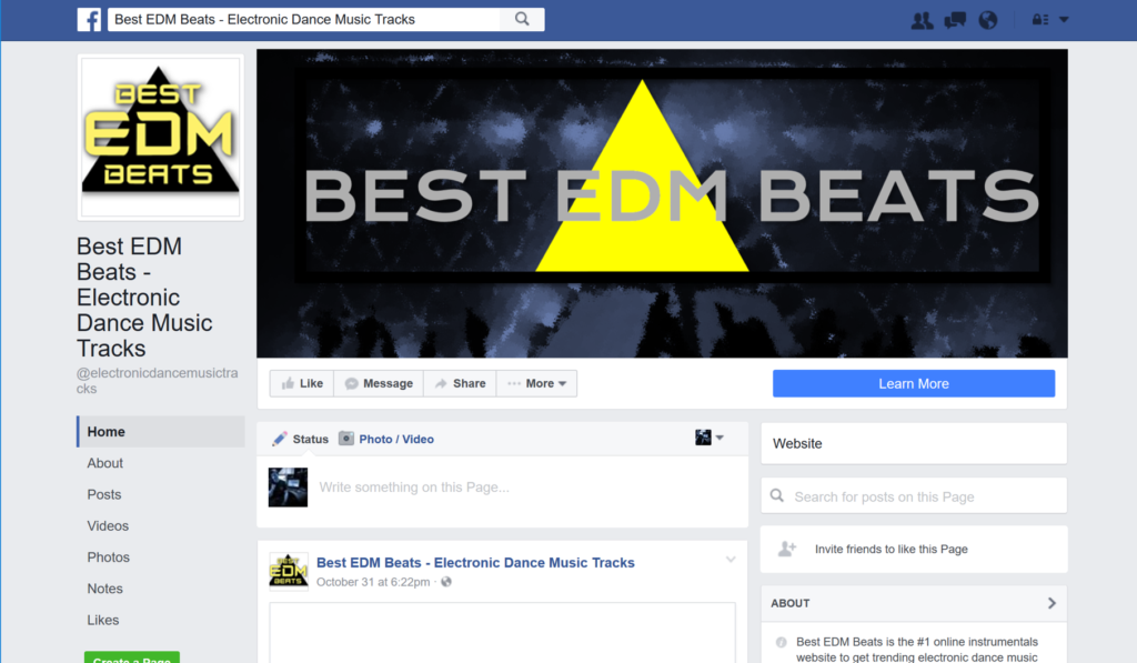 edm producer beats on facebook